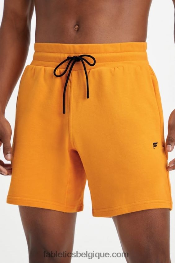 le short léger incontournable Hommes Fabletics 404P0T3288 ocre doré