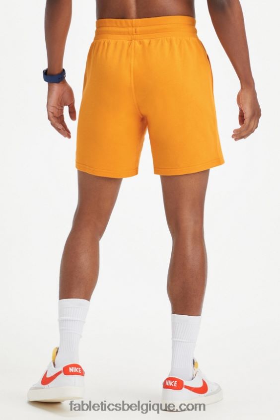 le short léger incontournable Hommes Fabletics 404P0T3288 ocre doré