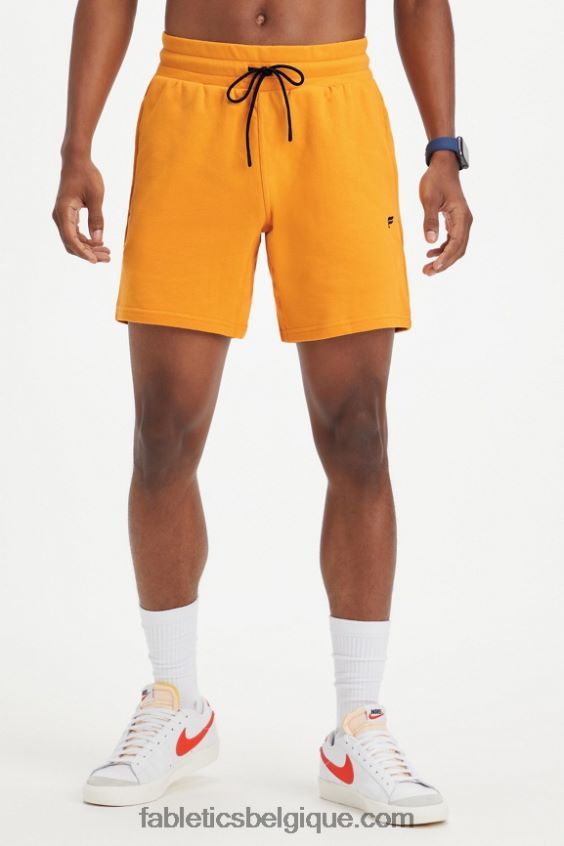 le short léger incontournable Hommes Fabletics 404P0T3288 ocre doré