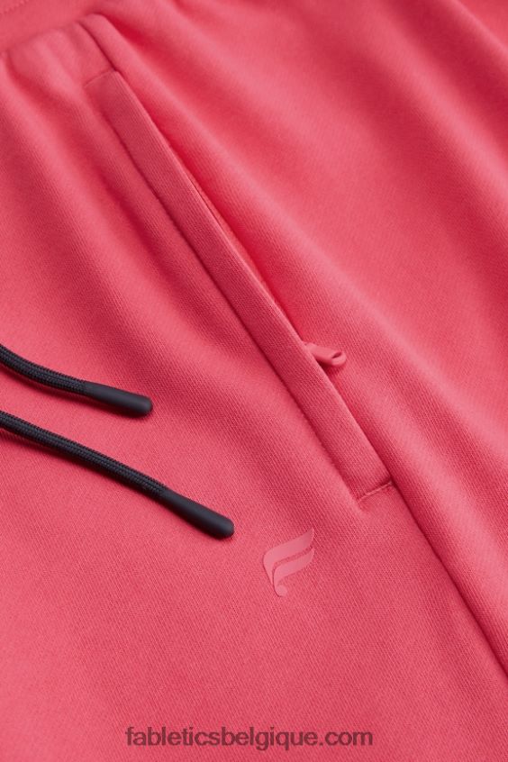 le short léger incontournable Hommes Fabletics 404P0T3291 rouge magenta