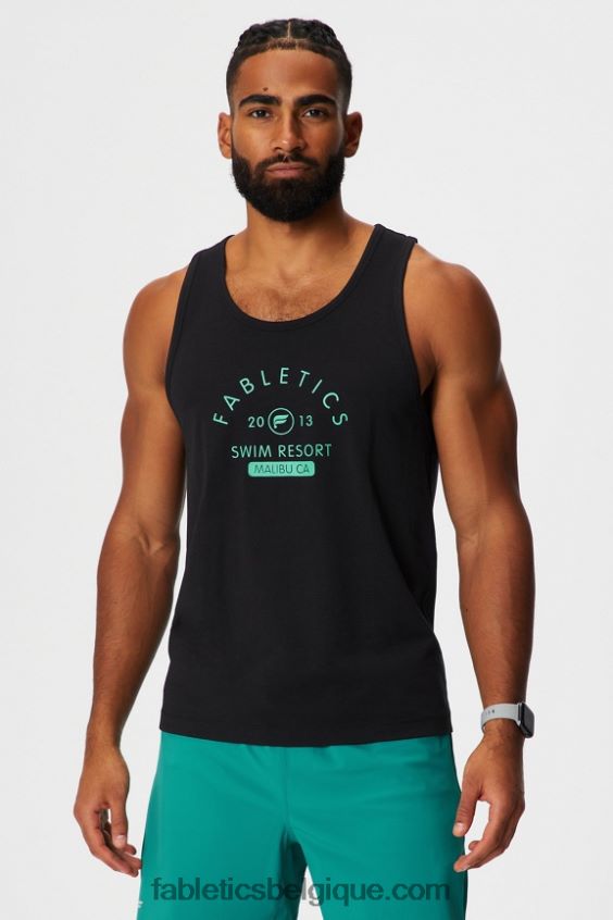le réservoir 24-7 Hommes Fabletics 404P0T3378 bain noir