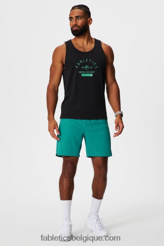 le réservoir 24-7 Hommes Fabletics 404P0T3378 bain noir