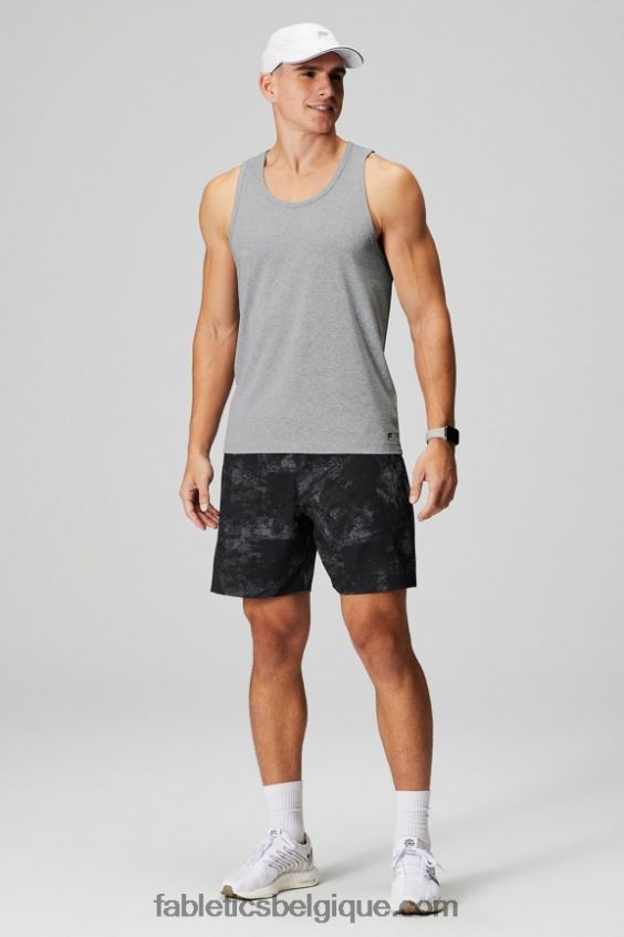le réservoir 24-7 Hommes Fabletics 404P0T3380 gris chiné classique