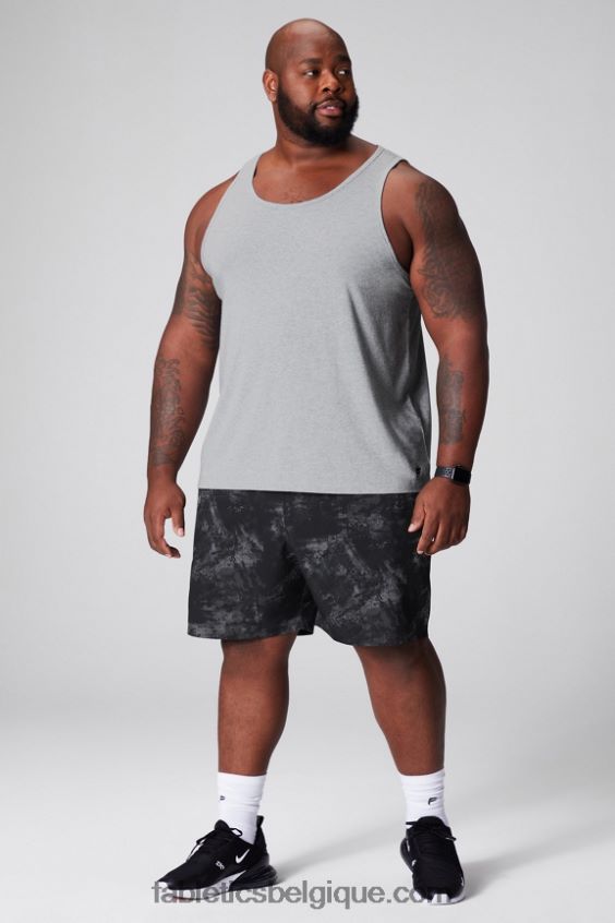 le réservoir 24-7 Hommes Fabletics 404P0T3381 gris chiné classique