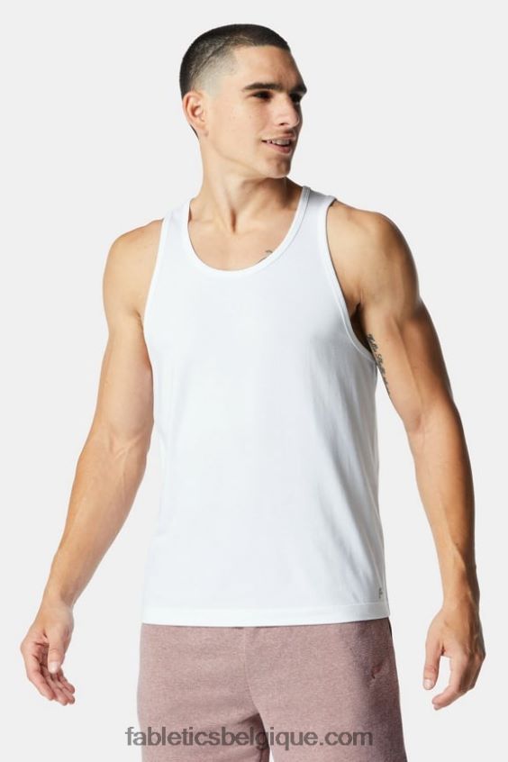 le réservoir 24-7 Hommes Fabletics 404P0T3385 blanc