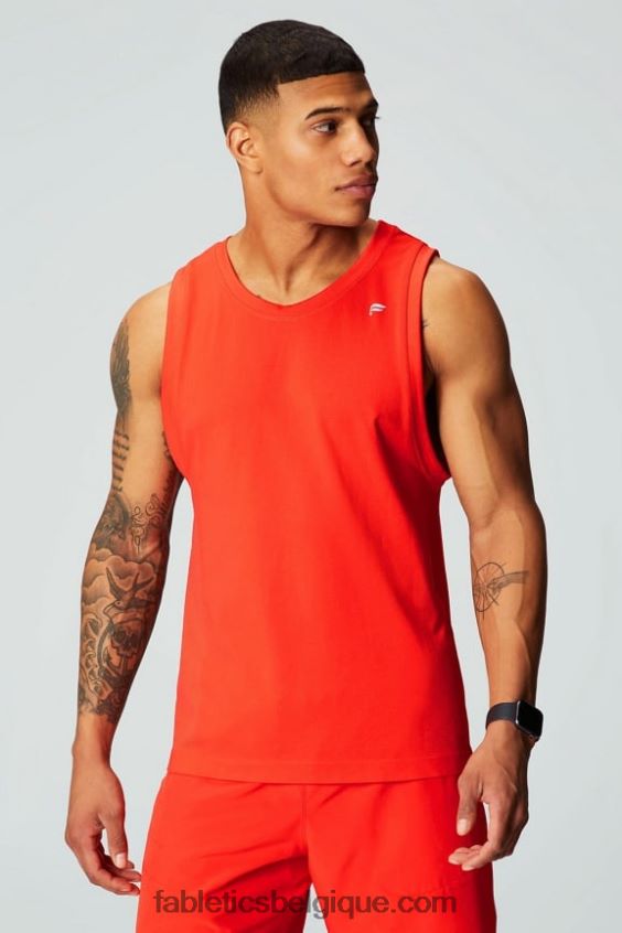 le réservoir de la journée d'entraînement Hommes Fabletics 404P0T3390 lueur de feu