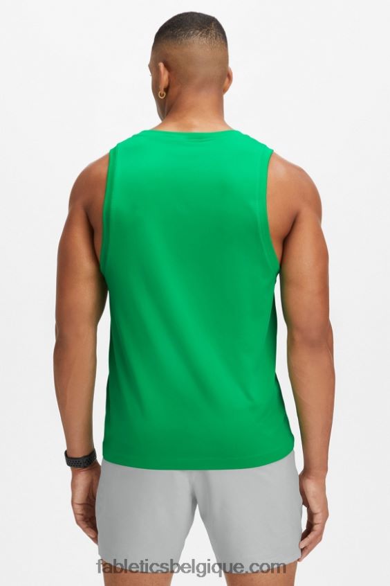 le réservoir de la journée d\'entraînement Hommes Fabletics 404P0T3397 vert clair