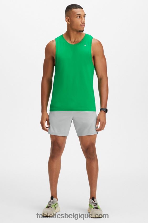 le réservoir de la journée d\'entraînement Hommes Fabletics 404P0T3397 vert clair