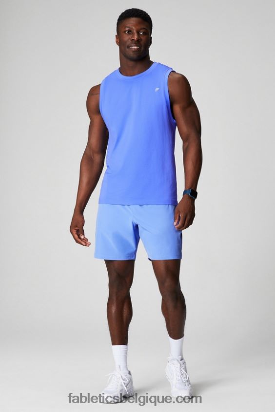 le réservoir musculaire de la journée d\'entraînement Hommes Fabletics 404P0T3370 punch pervenche