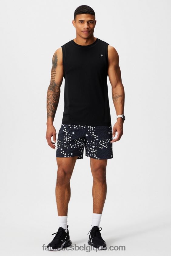 le réservoir musculaire de la journée d\'entraînement Hommes Fabletics 404P0T3372 noir
