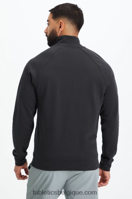la fermeture éclair 1/4 légère Hommes Fabletics 404P0T3577 noir