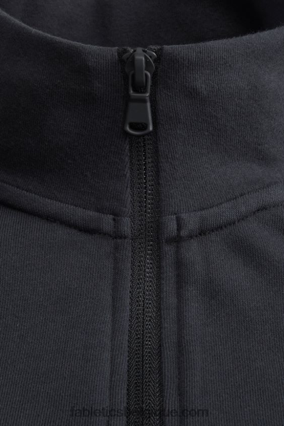 la fermeture éclair 1/4 légère Hommes Fabletics 404P0T3577 noir