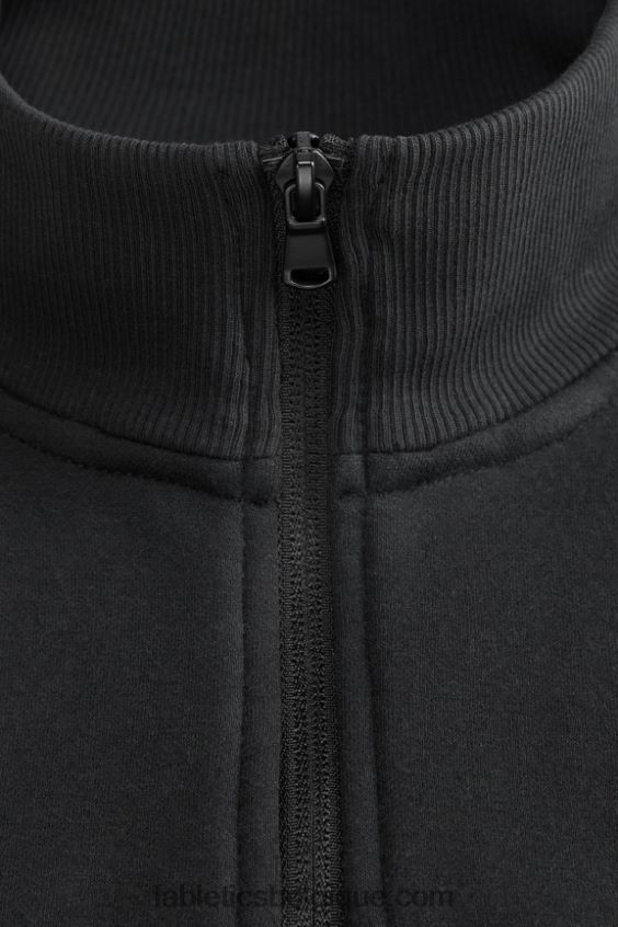 le go-to 1/4 zip 187 Hommes Fabletics 404P0T3607 noir