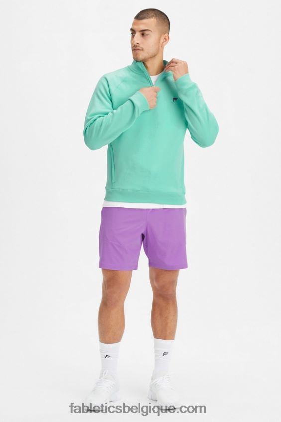 le go-to 1/4 zip 187 Hommes Fabletics 404P0T3608 brume de menthe