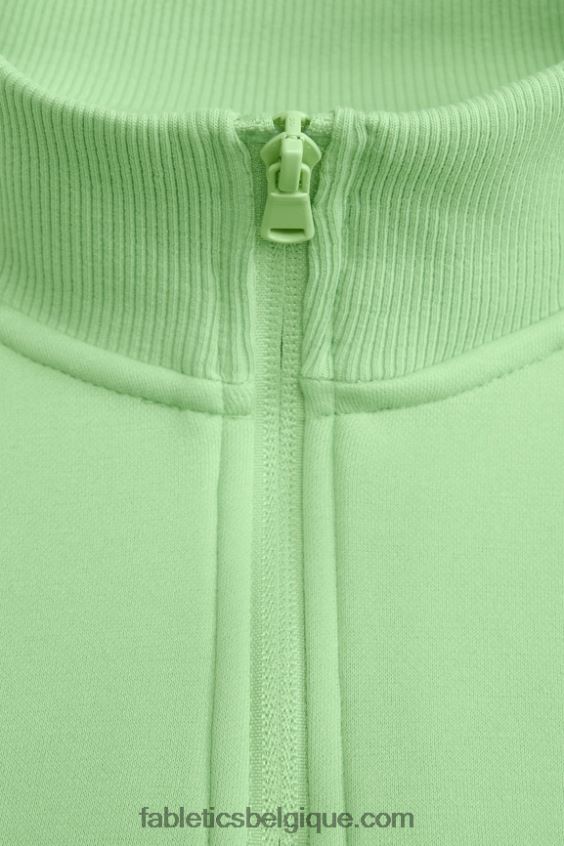 le go-to 1/4 zip 187 Hommes Fabletics 404P0T3609 wasabi