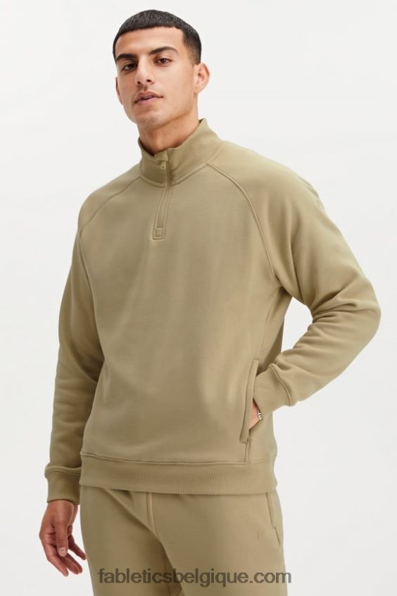 le go-to 1/4 zip 188 Hommes Fabletics 404P0T3611 sergé