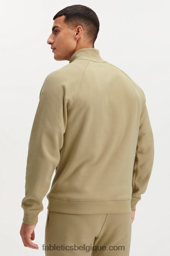 le go-to 1/4 zip 188 Hommes Fabletics 404P0T3611 sergé
