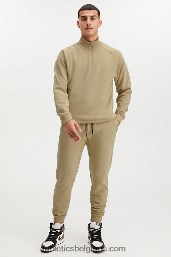 le go-to 1/4 zip 188 Hommes Fabletics 404P0T3611 sergé