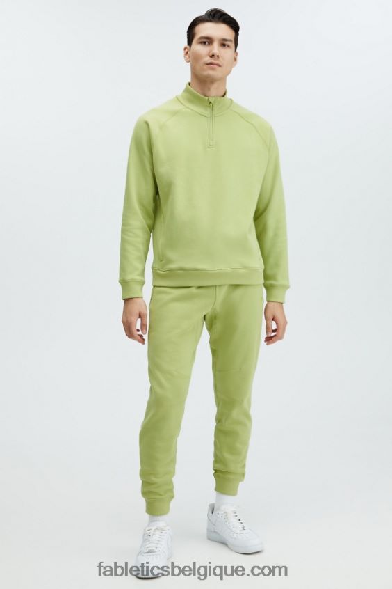 le go-to 1/4 zip 189 Hommes Fabletics 404P0T3616 fenouil