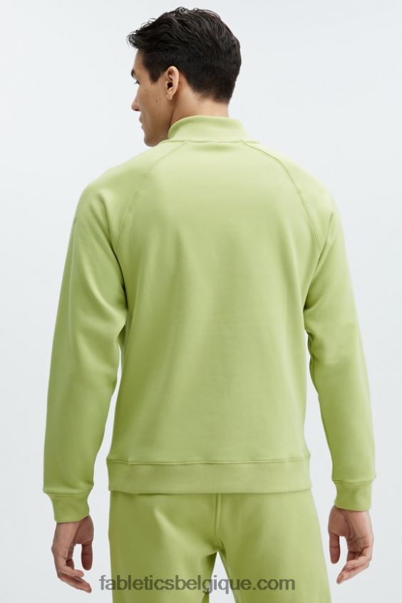 le go-to 1/4 zip 189 Hommes Fabletics 404P0T3616 fenouil