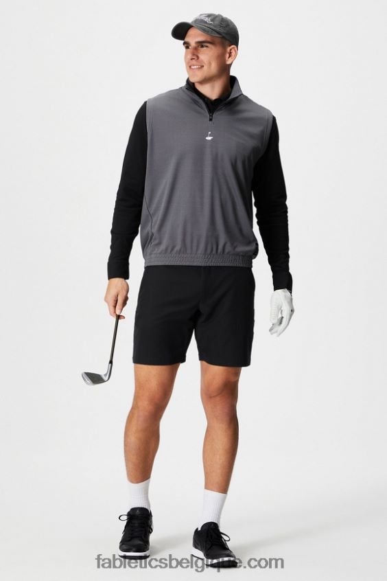 le tableau de bord à manches longues boutonné Hommes Fabletics 404P0T3579 noir