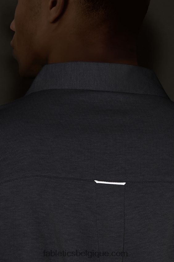 le tableau de bord à manches longues boutonné Hommes Fabletics 404P0T3580 bruyère bleu marine profond