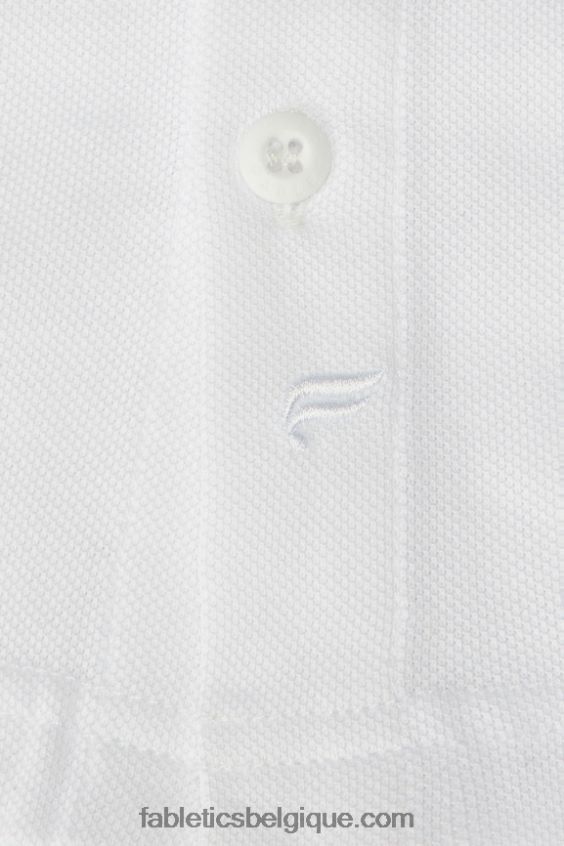 le tableau de bord à manches longues boutonné Hommes Fabletics 404P0T3581 blanc classique