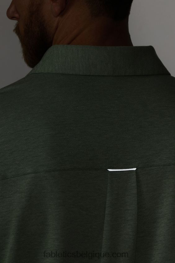 le tableau de bord à manches longues boutonné Hommes Fabletics 404P0T3583 bruyère néo olive