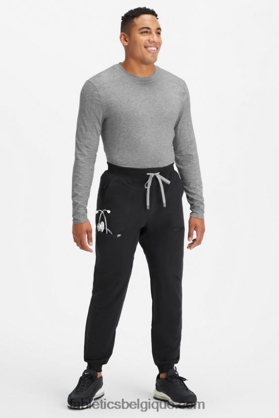 sous-gommage à manches longues de tous les jours Hommes Fabletics 404P0T3589 gris chiné