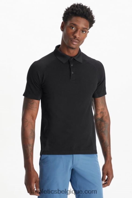 la journée d'entraînement polo 167 Hommes Fabletics 404P0T3405 noir