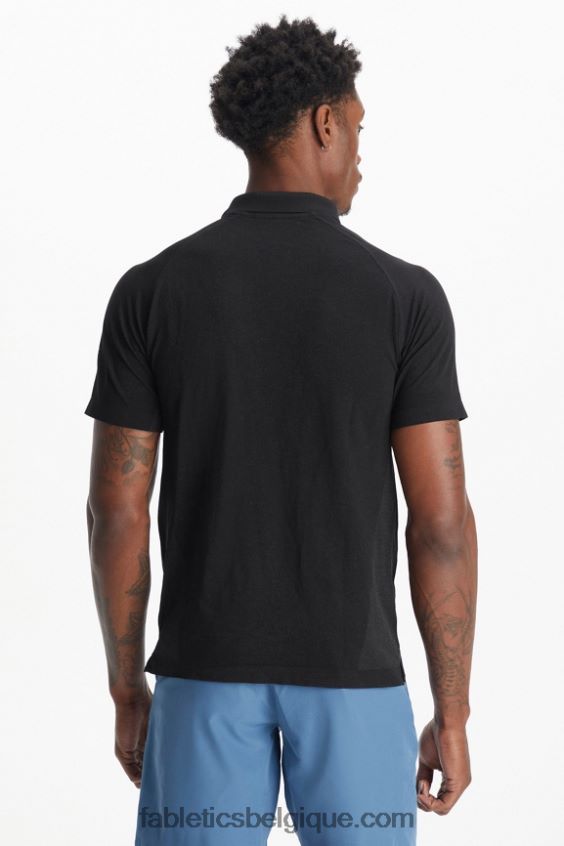 la journée d\'entraînement polo 167 Hommes Fabletics 404P0T3405 noir