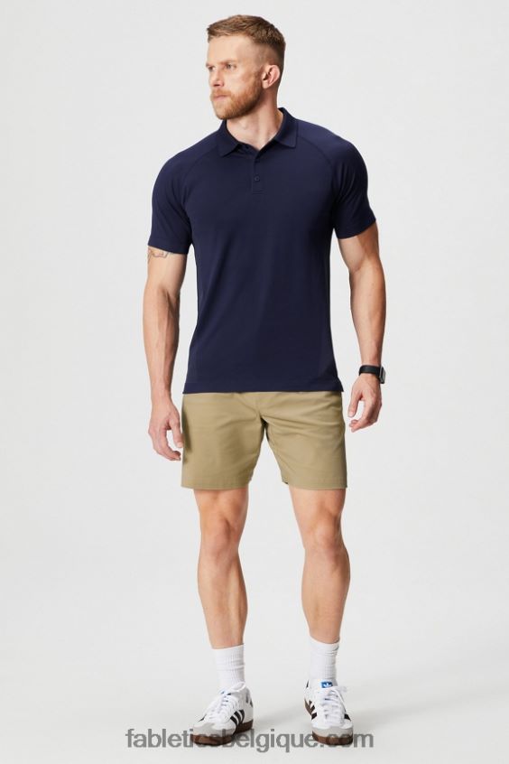 la journée d\'entraînement polo 167 Hommes Fabletics 404P0T3408 bleu marine profond