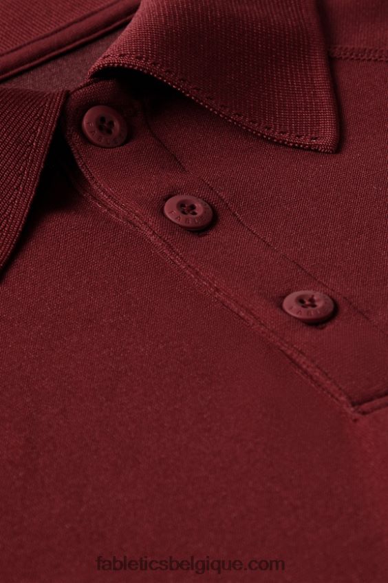 la journée d\'entraînement polo 168 Hommes Fabletics 404P0T3410 rouge adrénaline