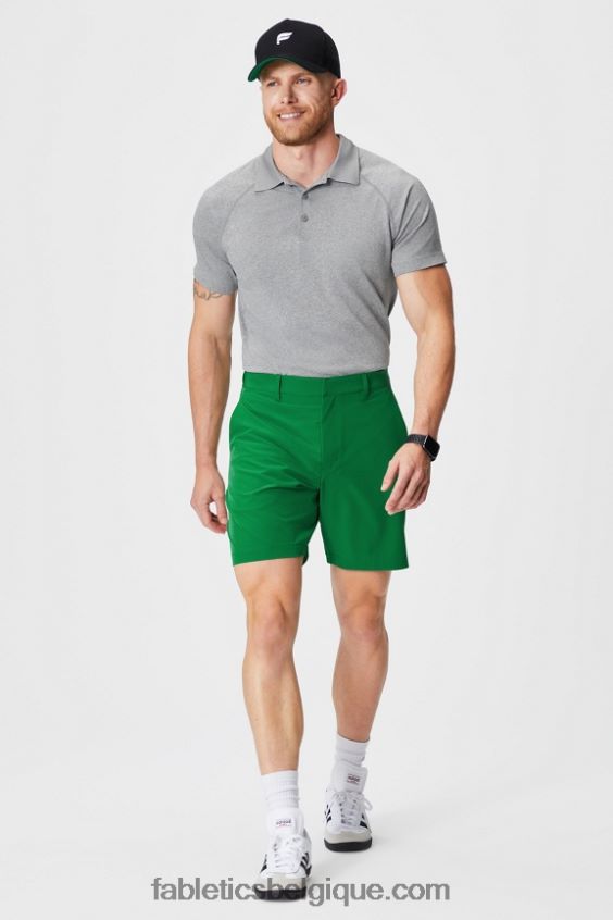 la journée d\'entraînement polo 168 Hommes Fabletics 404P0T3413 htr gris moyen
