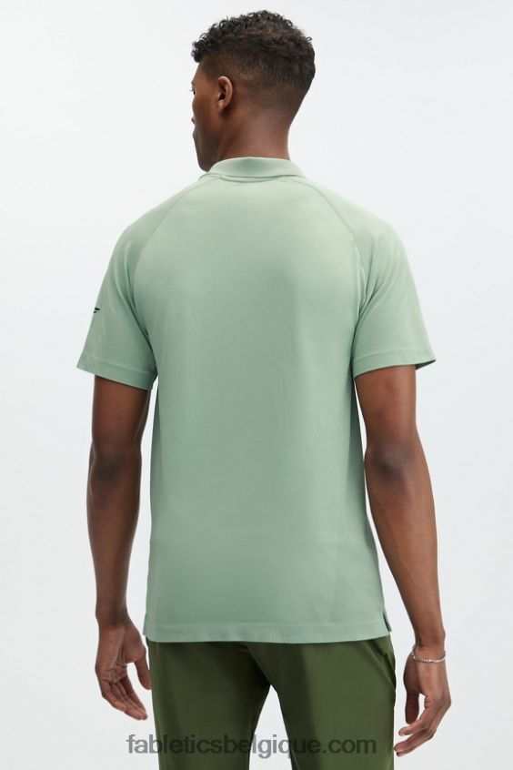 la journée d\'entraînement polo 169 Hommes Fabletics 404P0T3414 agave brillant