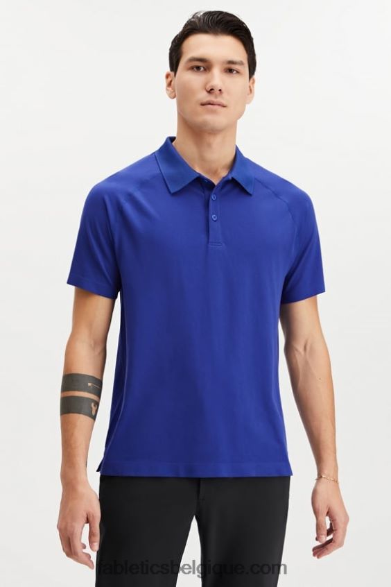 la journée d'entraînement polo 169 Hommes Fabletics 404P0T3415 bleu carbone