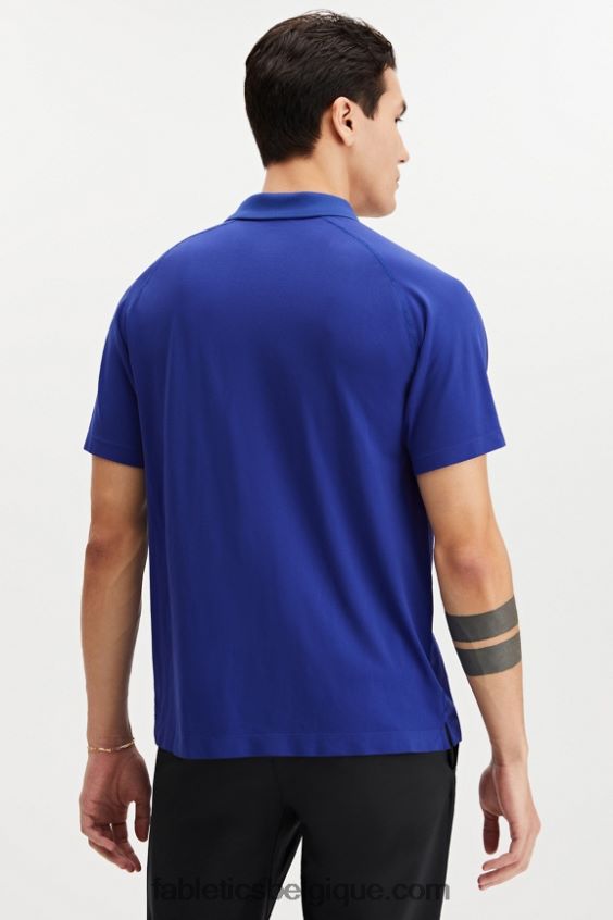 la journée d\'entraînement polo 169 Hommes Fabletics 404P0T3415 bleu carbone