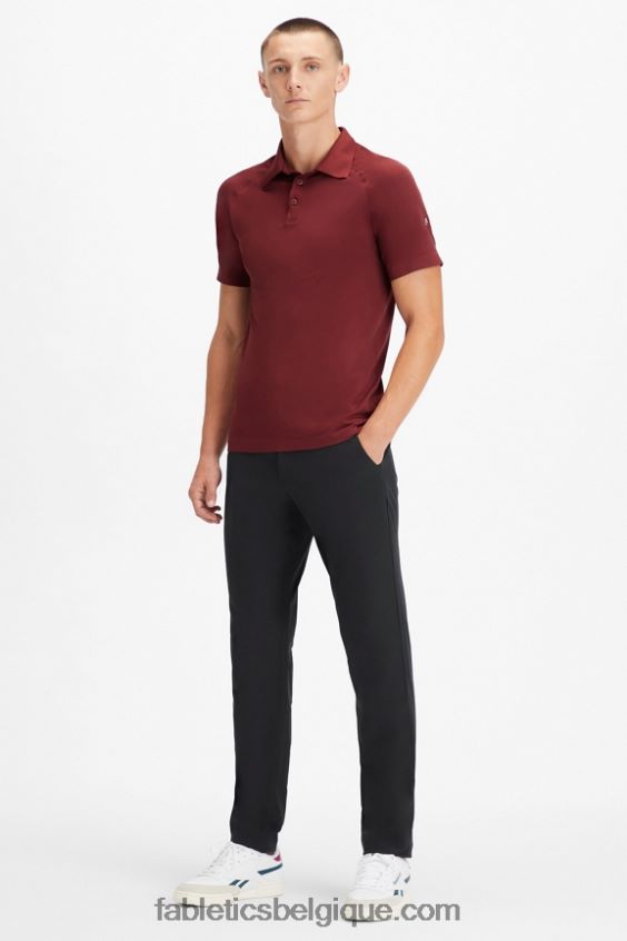 la journée d\'entrainement polo 170 Hommes Fabletics 404P0T3422 sang de boeuf