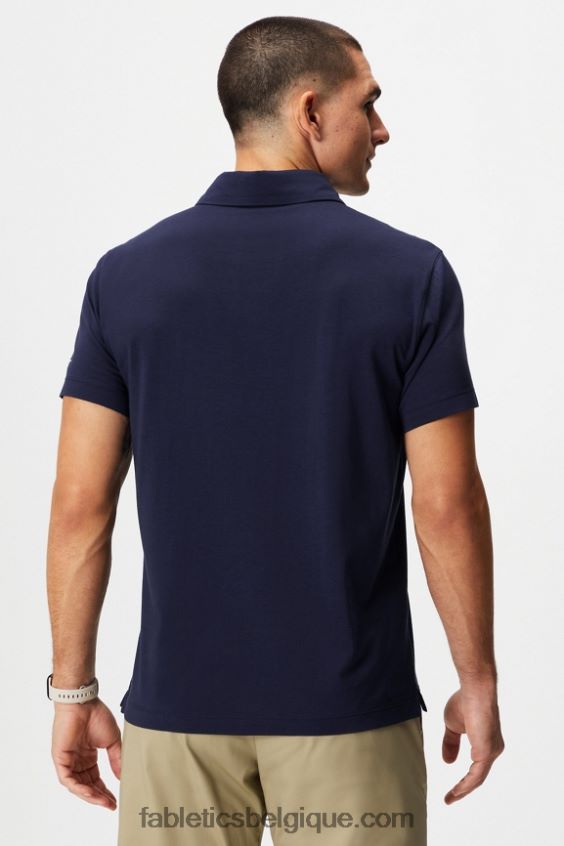le polo 24-7 171 Hommes Fabletics 404P0T3428 bleu marine profond