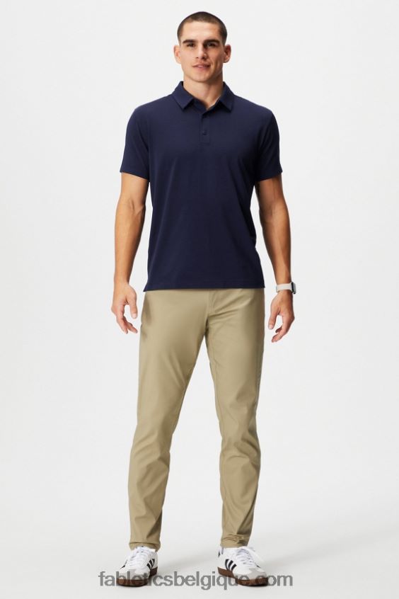 le polo 24-7 171 Hommes Fabletics 404P0T3428 bleu marine profond