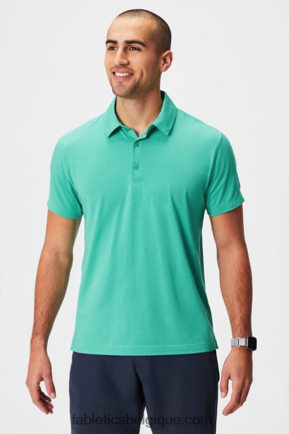 le polo 24-7 172 Hommes Fabletics 404P0T3430 vert miami