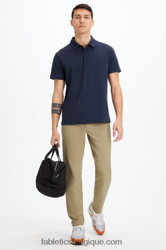 le polo 24-7 173 Hommes Fabletics 404P0T3439 marine classique