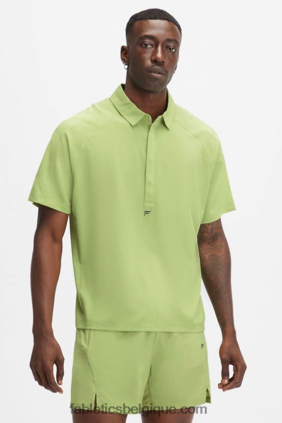 le polo jet set Hommes Fabletics 404P0T3445 fenouil
