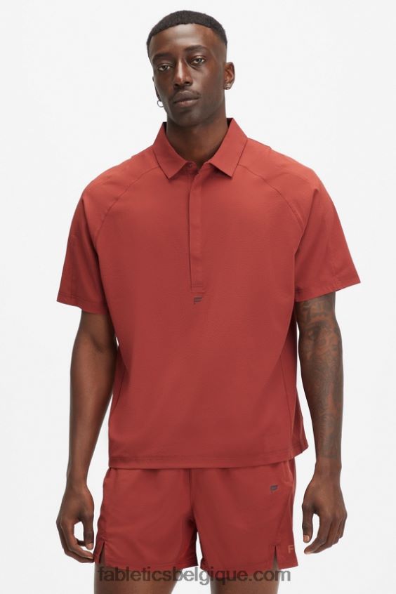 le polo jet set Hommes Fabletics 404P0T3446 rustique