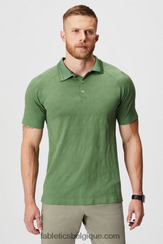 le polo à pointe de la journée d'entraînement Hommes Fabletics 404P0T3440 château du fairway au thym
