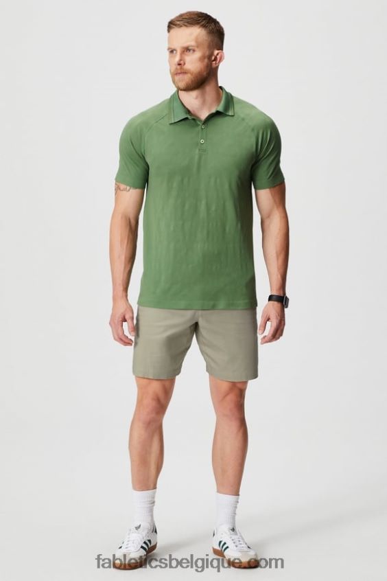 le polo à pointe de la journée d\'entraînement Hommes Fabletics 404P0T3440 château du fairway au thym