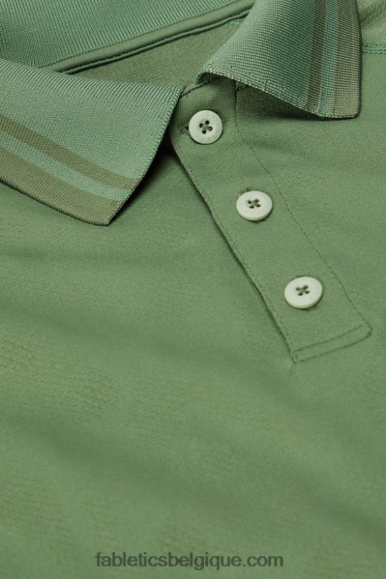le polo à pointe de la journée d\'entraînement Hommes Fabletics 404P0T3440 château du fairway au thym