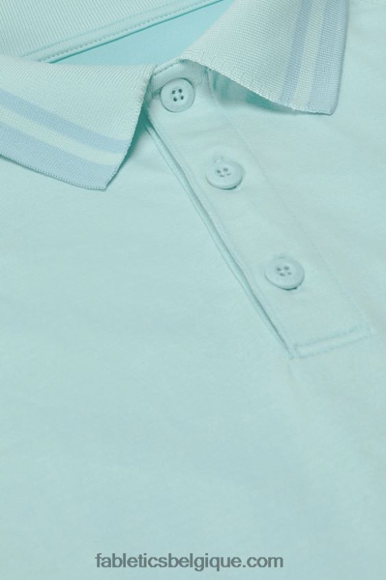 le polo à pointe de la journée d\'entraînement Hommes Fabletics 404P0T3442 bleu nordique