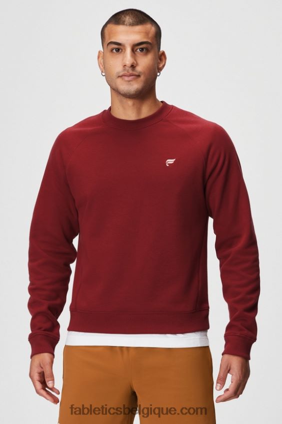 l'équipage incontournable Hommes Fabletics 404P0T3694 rouge adrénaline