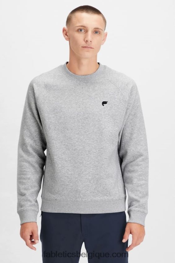 l'équipage incontournable Hommes Fabletics 404P0T3697 gris chiné classique
